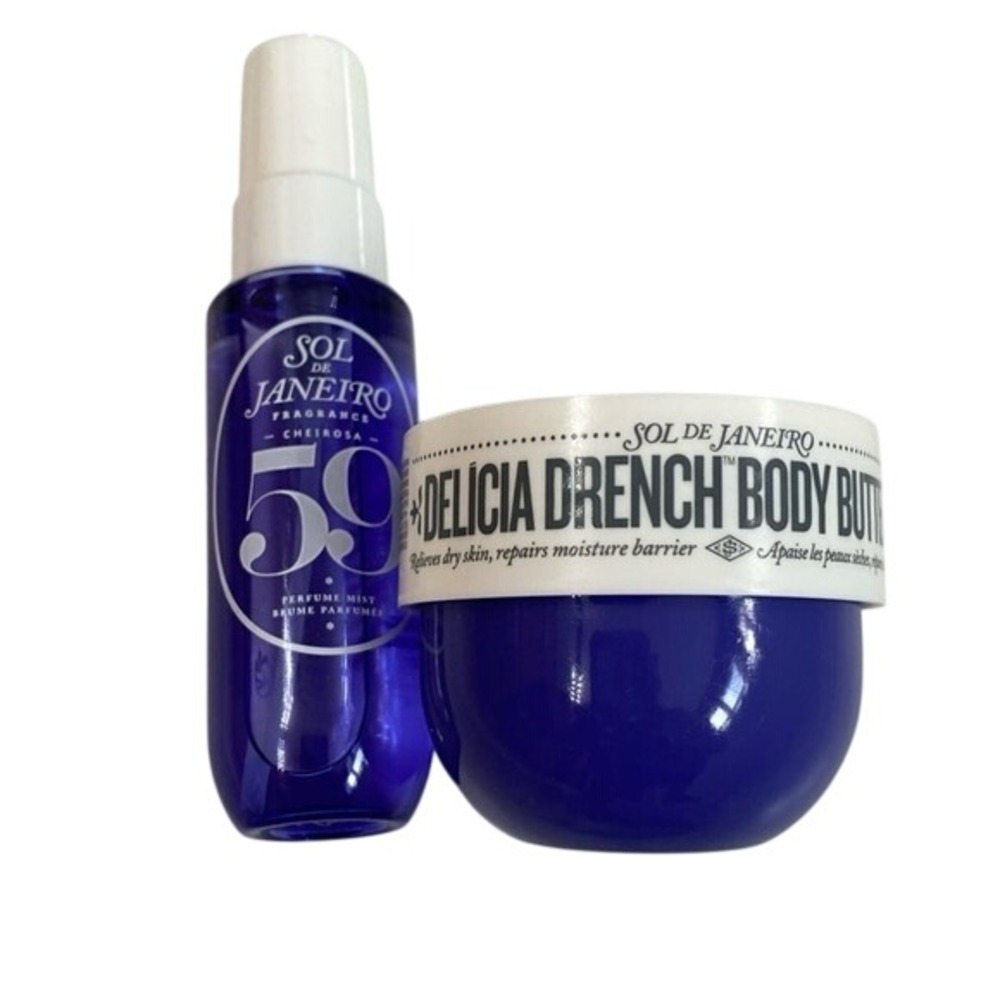 Sol de Janeiro 59‎ Set Delicia Drench Body Butter 1.7oz & Perfume Spray 1oz  NEW